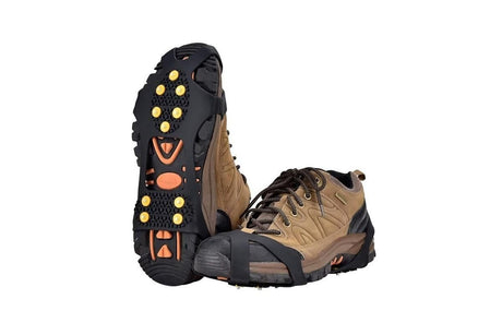 Ice Cleats Crampons Snow Shoe Spikes Grips Anti-Slip for Shoes Boots -L