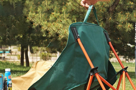 Compact Folding Chair Portable Camping Chair for Outdoor Activities - Green
