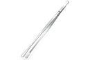 2 Pack 30cm BBQ Tongs Stainless Steel Round and Straight Head for Grilling Cooking - Silver
