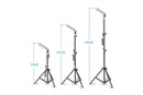Portable LED Camping Lantern with Adjustable Height Tripod for Outdoor
