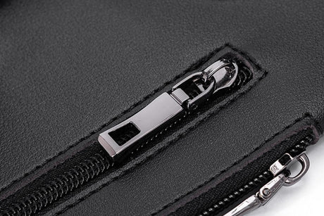 Outdoor Double Shoulder Armpit Bag with Multiple Pockets - Black