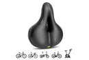 Air Cushion Shock Absorbing Mountain Bike Saddle Seat - Yellow