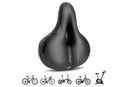 Air Cushion Shock Absorbing Mountain Bike Saddle Seat - Blue