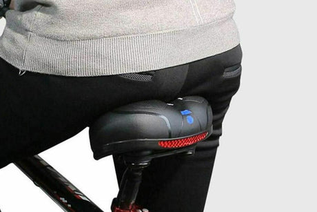 Air Cushion Shock Absorbing Mountain Bike Saddle Seat - Blue
