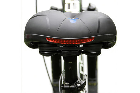 Air Cushion Shock Absorbing Mountain Bike Saddle Seat - Blue