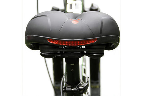 Air Cushion Shock Absorbing Mountain Bike Saddle Seat - Red