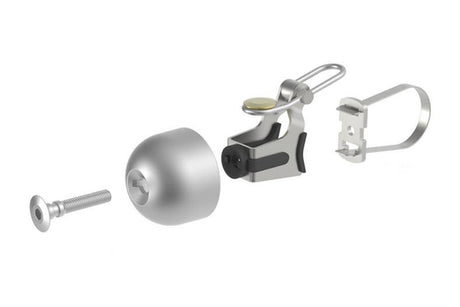 Bike Bell Classic Bicycle Bell Bike Ring Bell Loud Sound Bells for Road Mountain Bike Handlebars -Silver