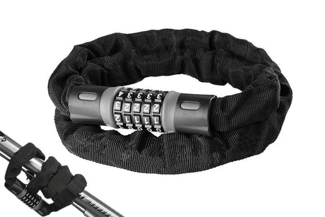 Heavy Duty Keyless Anti-Theft Bicycle Lock 5-Digit Combination Bike Chain Lock