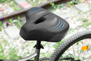 Noseless Bike Seat Cushion for Men & Women Comfortable Saddle for Peloton Bikes Exercise Bikes Electric Bikes Cruiser Bikes - Balck&Blue