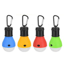 4pcs Portable LED Camping Tent Light Clip Hook Battery Powered Emergency Lamp for Hiking Fishing