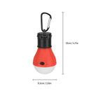 4pcs Portable LED Camping Tent Light Clip Hook Battery Powered Emergency Lamp for Hiking Fishing