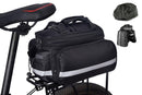 Bicycle Rear Chair Bag Bike Rack Bag Cycle Luggage Carrier Trunk Bag with Rain Cover