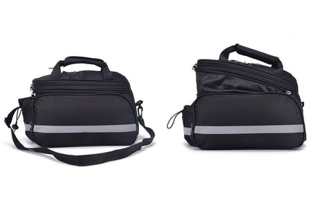 Bicycle Rear Chair Bag Bike Rack Bag Cycle Luggage Carrier Trunk Bag with Rain Cover