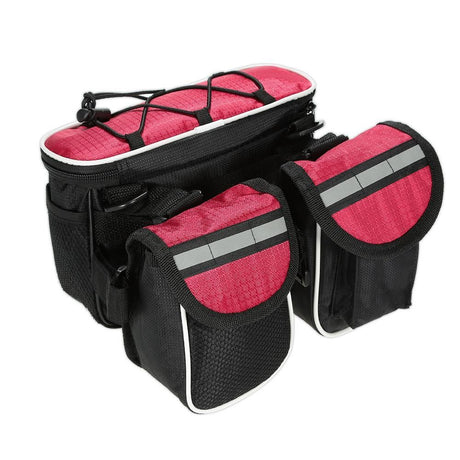 Detachable Bicycle Front Frame Tube Crossbody Storage Bag Blue