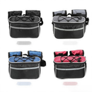 Detachable Bicycle Front Frame Tube Crossbody Storage Bag Blue