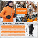 Ski Gloves Waterproof Touchscreen Winter Thermal Gloves Men Black XL