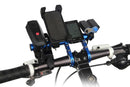 20cm Aluminum Alloy Bicycle Handlebar Extender Mount - Blue