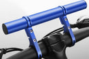 20cm Aluminum Alloy Bicycle Handlebar Extender Mount - Blue