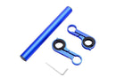 20cm Aluminum Alloy Bicycle Handlebar Extender Mount - Blue