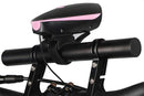 20cm Aluminum Alloy Bicycle Handlebar Extender Mount - Black