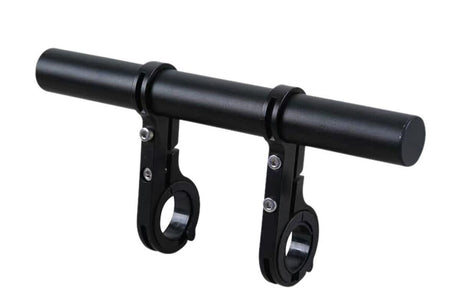 20cm Aluminum Alloy Bicycle Handlebar Extender Mount - Black