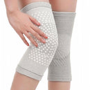 Self Heating Knee Pads Grey Compression Support Sleeves for Arthritis Joint Pain Relief Sports Recovery 2 Pair M