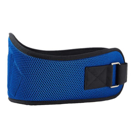 Weightlifting Belt for Men and Women Blue Adjustable Gym Training Powerlifting Back Support Belt Blue L