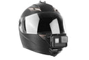 Motorcycle Helmet Chin Mount for Action Camera Quick Release Shockproof - Black