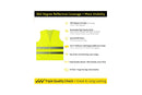 Safety Vests Bulk Pack - Reflective High Visibility, Men Women, Mesh 10 PACK Orange