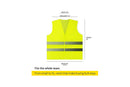 Safety Vests Bulk Pack - Reflective High Visibility, Men Women, Mesh 10 PACK Orange