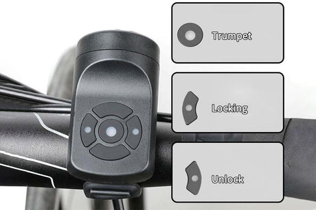 Bike Loud Horn Bicycle Handlebar Alarm Ring Bell Cycling Kit