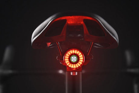 Bike Smart Taillight Auto Brake Sensing Rear Light Warning Saddle Light