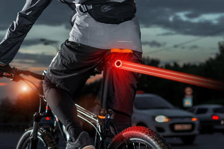 Bike Smart Taillight Auto Brake Sensing Rear Light Warning Saddle Light