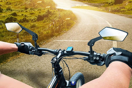 Mountain Bike Rearview Mirror Adjustable Rotatable Handlebar Bicycle Mirror