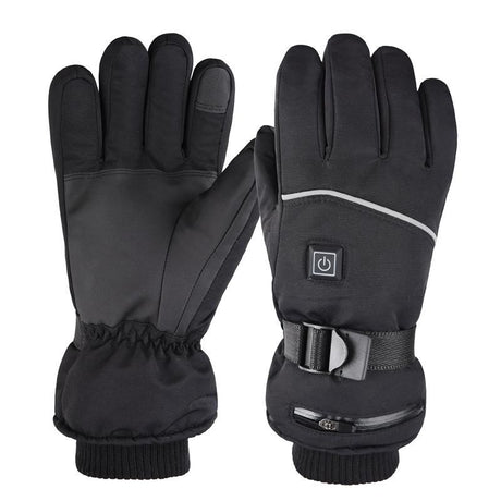 4000ma lithium battery heated gloves, three-speed temperature control, suitable for winter warm riding, skiing and motorcycle