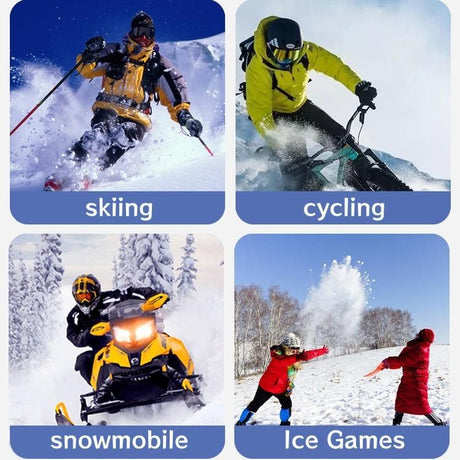 4000ma lithium battery heated gloves, three-speed temperature control, suitable for winter warm riding, skiing and motorcycle