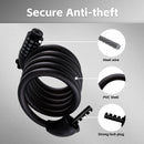 5-Digit Combination Password Lock Bicycle Combination Cable Lock Steel Cable Lock Chain Portable