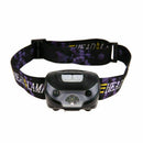 Headlamp Flashlight USB Rechargeable 1200 mAh Super Bright White LED Waterproof Bright Flashlight for Outdoors (2 Pack)