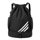 Large Capacity Sports Drawstring Backpack, Multifunctional Outdoor Training Gym Bag for Basketball Football Swimming Travel
