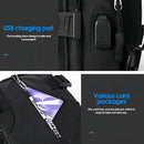 Men's Shoulder Bag with USB Charging Port Travel Backpack Messenger Bag Chest Bag Suitable for Outdoor Travel, Camping