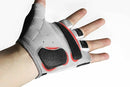 1 Pair Cycling Half Finger Bike Gloves With Anti Slip Pad For Unisex - Black & L
