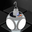 Outdoor Hiking Tent LED Solar Football Bulb Spotlights USB DC Rechargeable Portable Lantern Flashlight