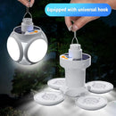 Outdoor Hiking Tent LED Solar Football Bulb Spotlights USB DC Rechargeable Portable Lantern Flashlight
