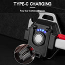 Rechargeable Torch, 800 Lumens Mini Torch Keychain, 4 Lighting Modes Portable Torch