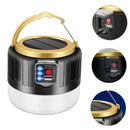Solar Flashlight - USB Rechargeable LED Camping Light, Foldable Portable Phone Charging for Outdoor Travel
