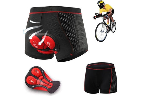Silicone Gel Padded Cycling Underwear for Mountain Road - XL
