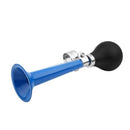 9inch Bicycle Air Horn Hooter Non-Electronic Retro Bike Bell Alarm Bugle Silicone - Blue
