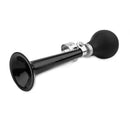 9inch Bicycle Air Horn Hooter Non-Electronic Retro Bike Bell Alarm Bugle Silicone - Black