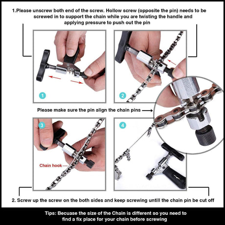 Bicycle Chain Cutter Portable Multifunctional Chain Cutter Tool