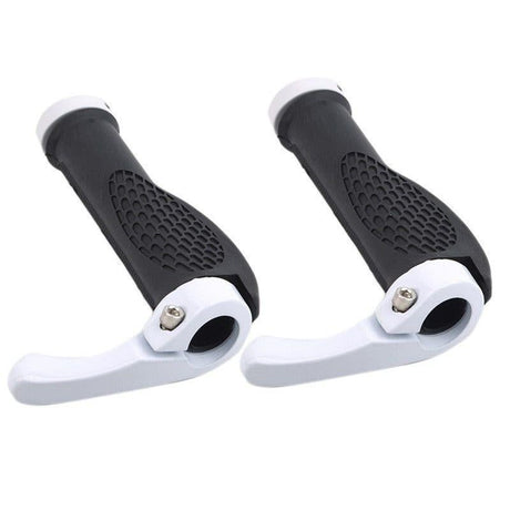 Bike Handlebar Grips Comfortable Rubber Handle gloves Aluminum Lock-on Bike